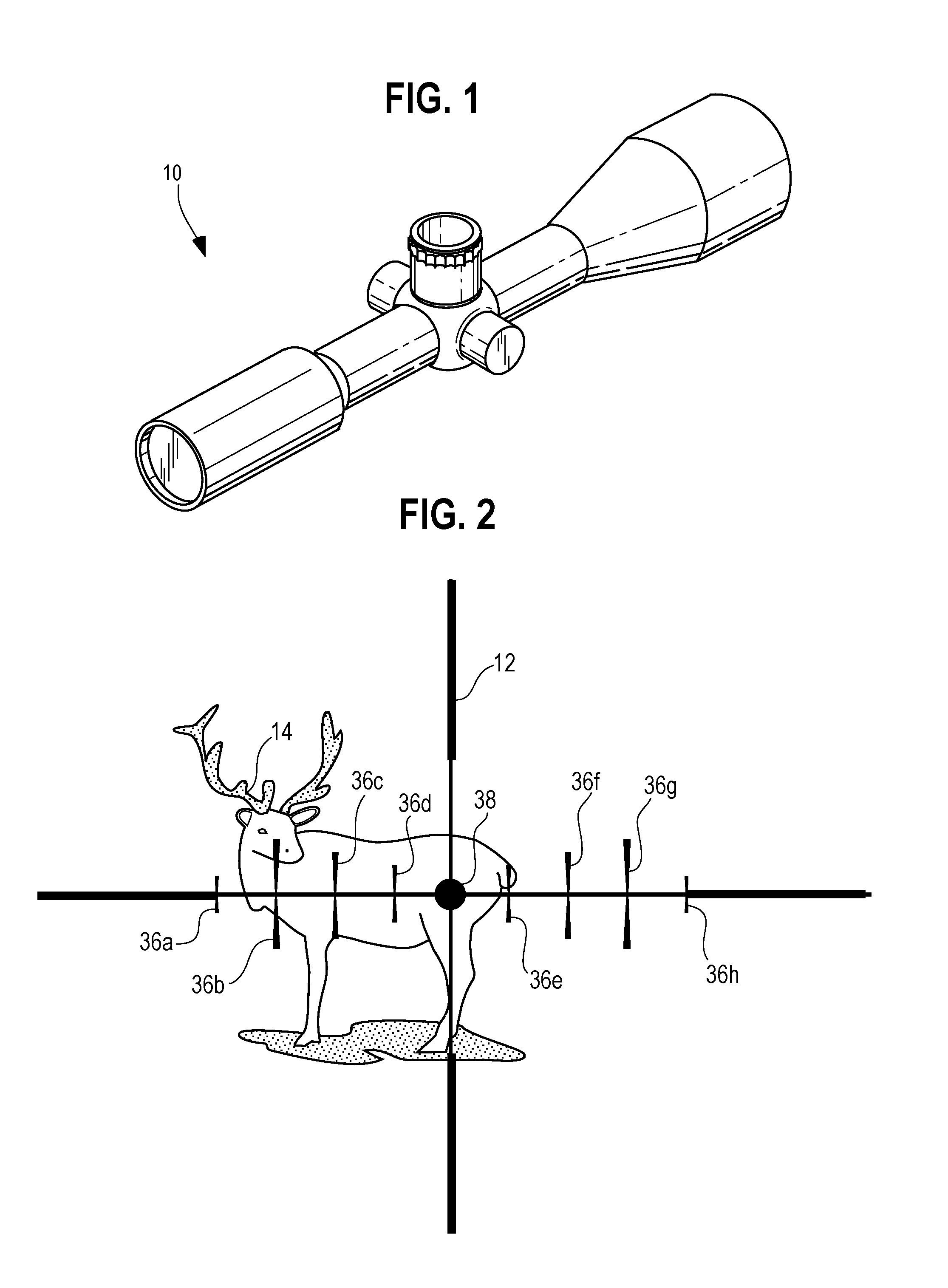 Long range archery scope