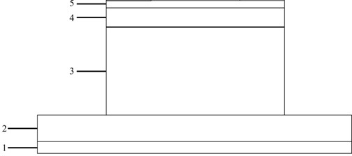 A kind of semiconductor device with narrow line width and preparation method thereof