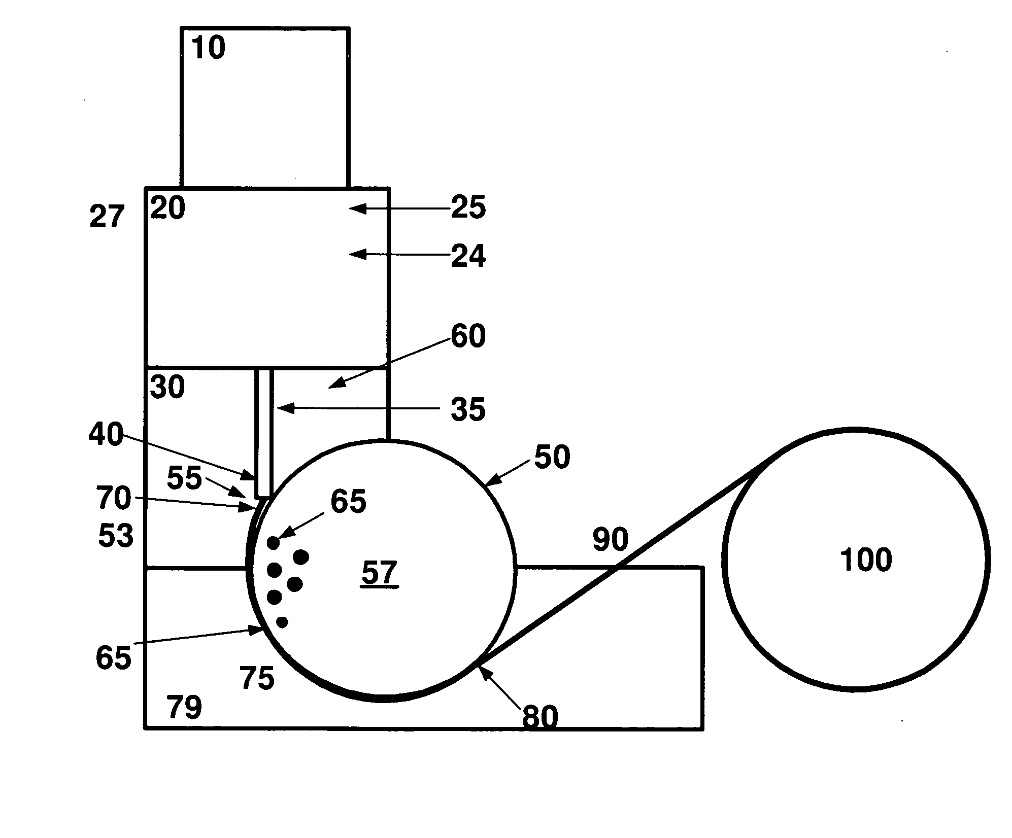 Method and apparatus for the manufacture of a fiber