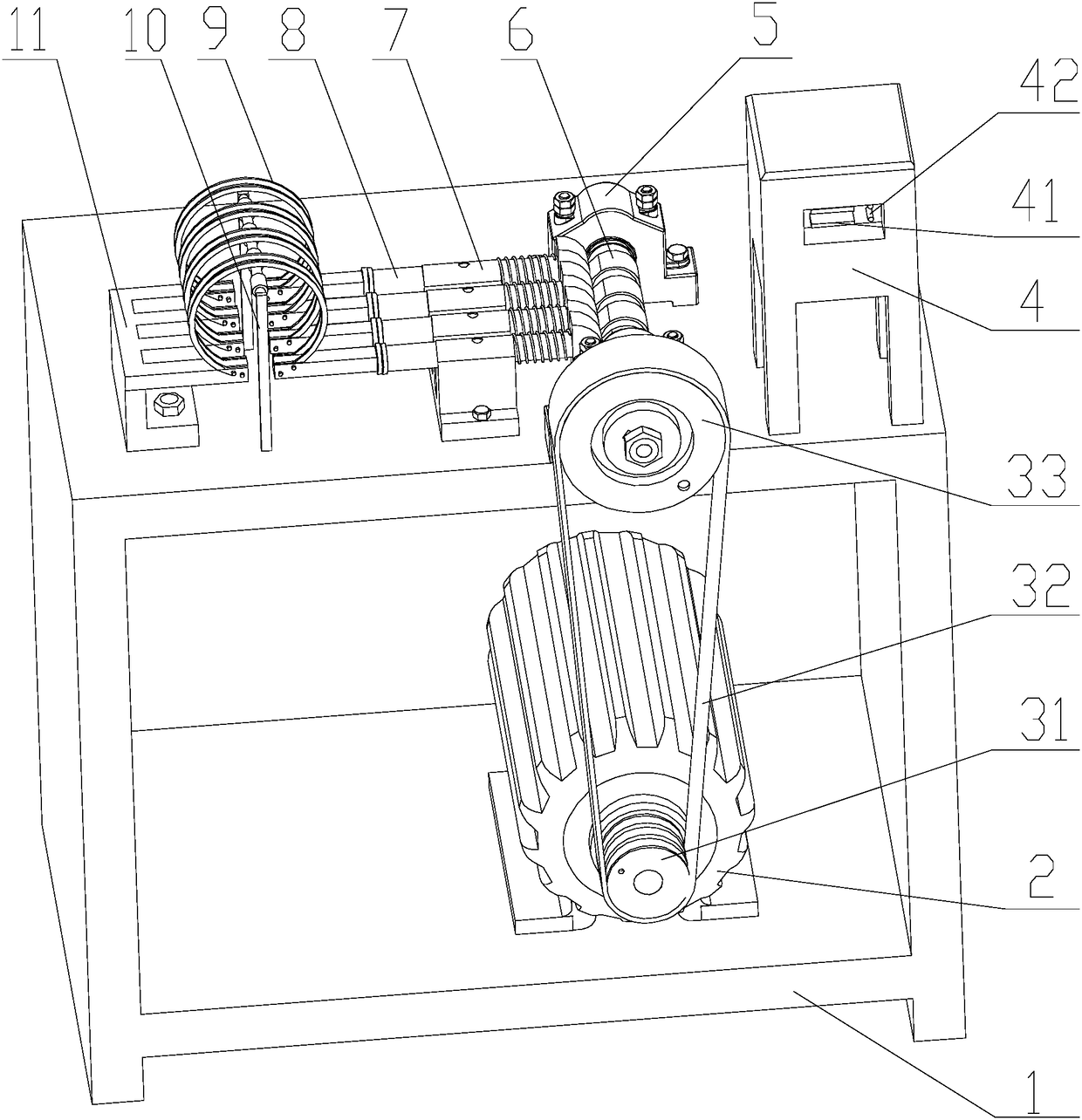 A kind of piston ring fatigue testing machine and fatigue testing method