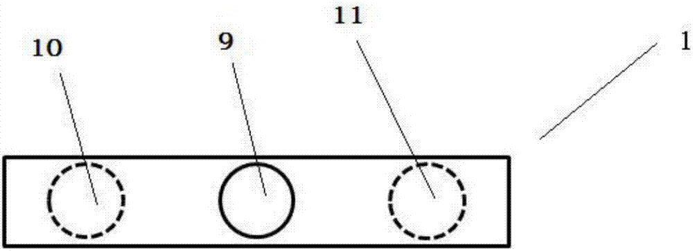 Y-shaped visual football training stretch tester and test method