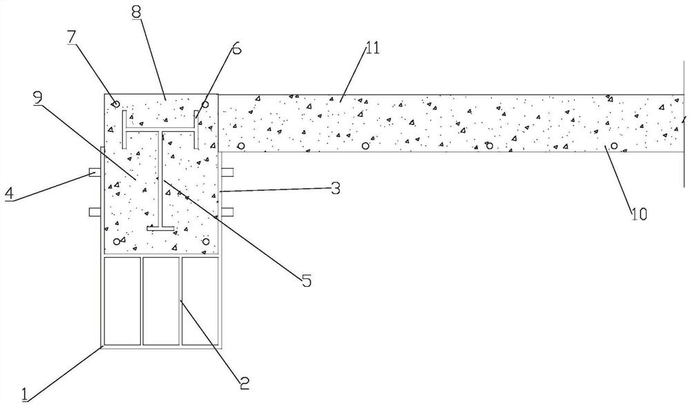 A steel and recycled concrete composite beam slab and its assembly method