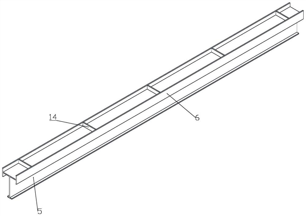 A steel and recycled concrete composite beam slab and its assembly method