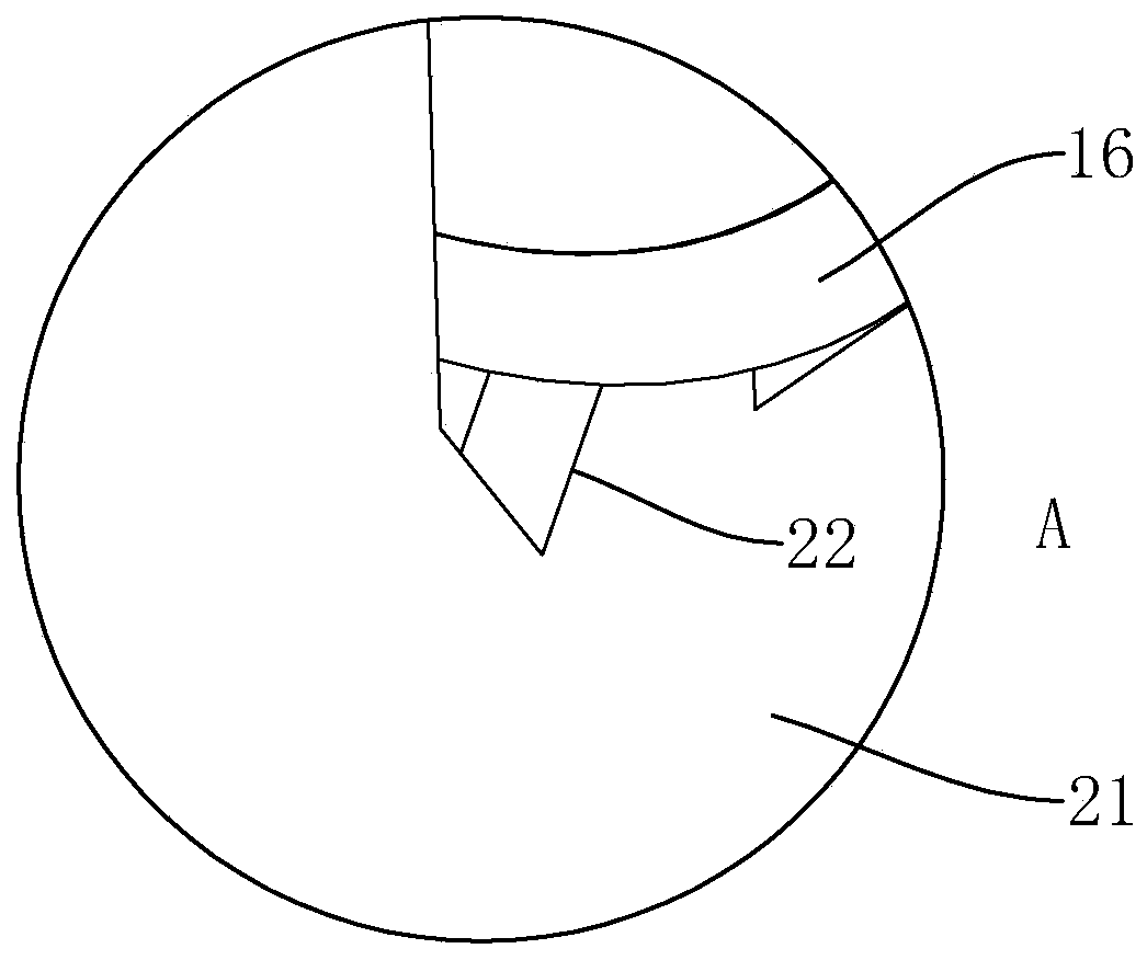 A municipal water supply and drainage structure with anti-clogging function