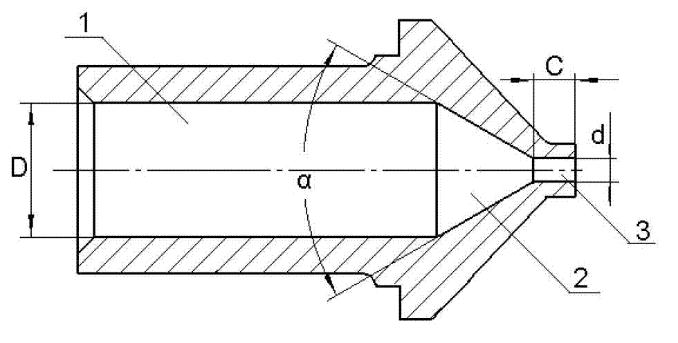 Method for measuring nozzle vent length of aircraft engine