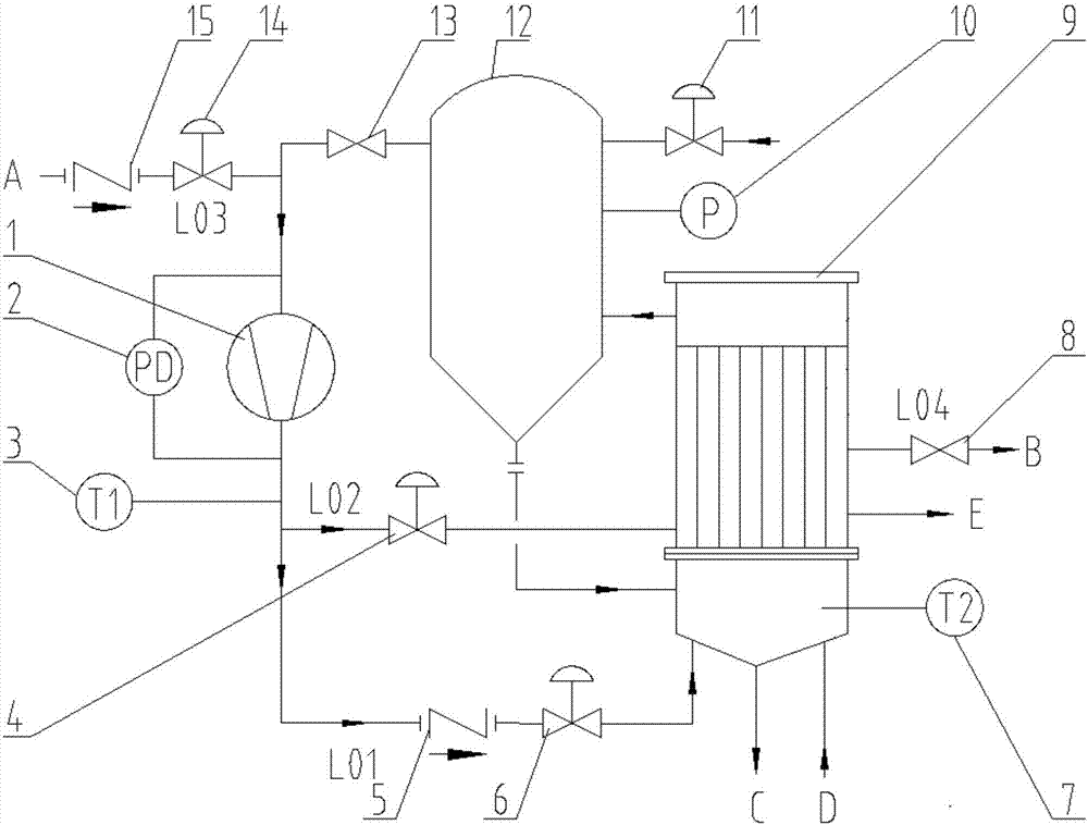 MVR evaporation system, and starting and preheating method thereof