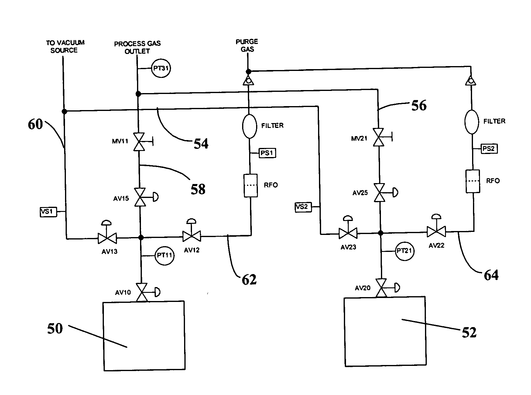 Auto-switching system for switch-over of gas storage and dispensing vessels in a multi-vessel array