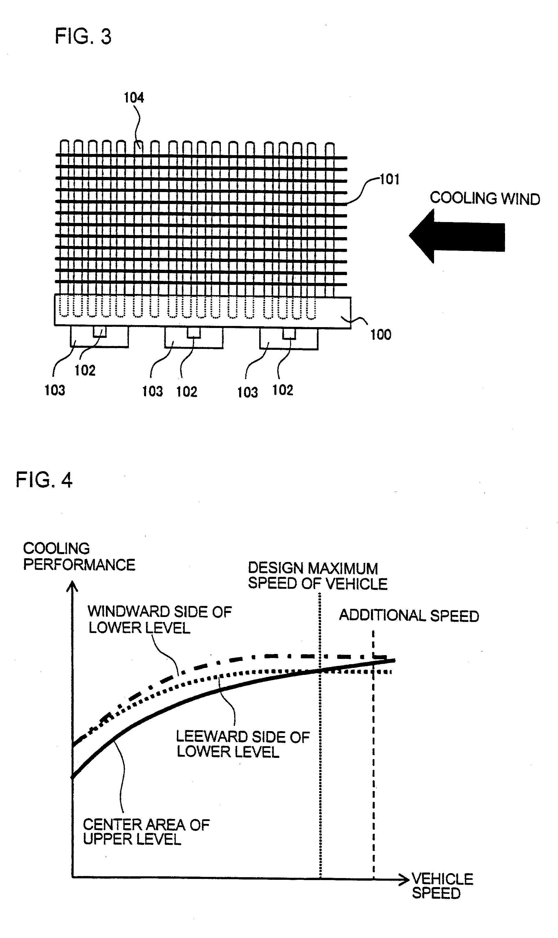 Cooler of power converting device for railroad vehicle