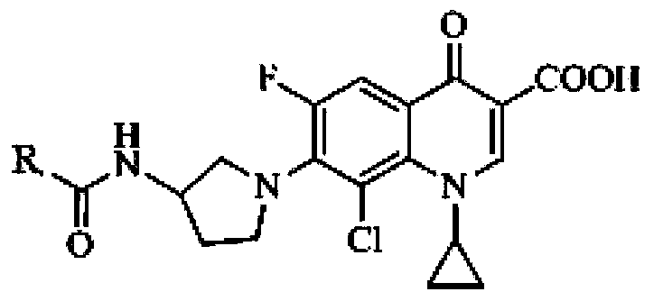 Application of clinafloxacin amino derivatives and medicinal salts thereof in preparing antitubercular medicaments