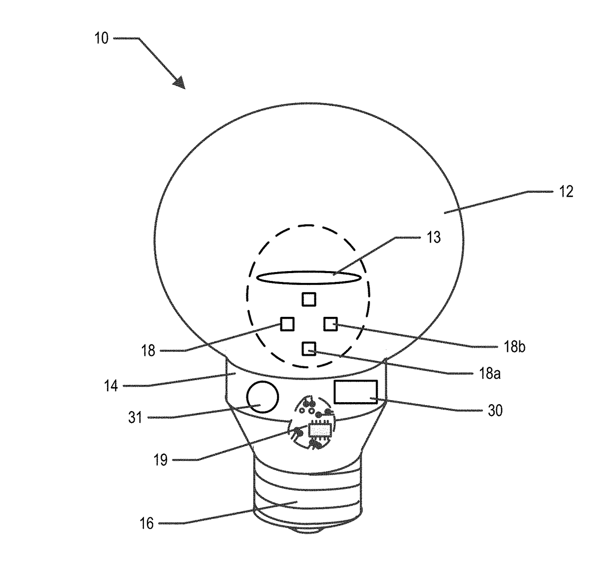 Light emitting diode (LED) lighting device or lamp with configurable light qualities