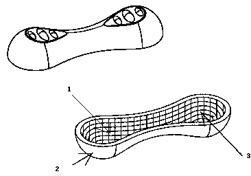 Cavity type plastic toy with adhering lining and manufacturing technology thereof