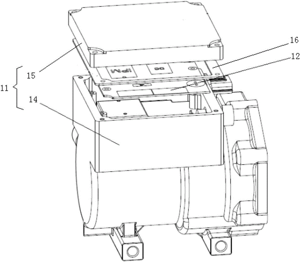 Compressor controller installing structure and electric vehicle