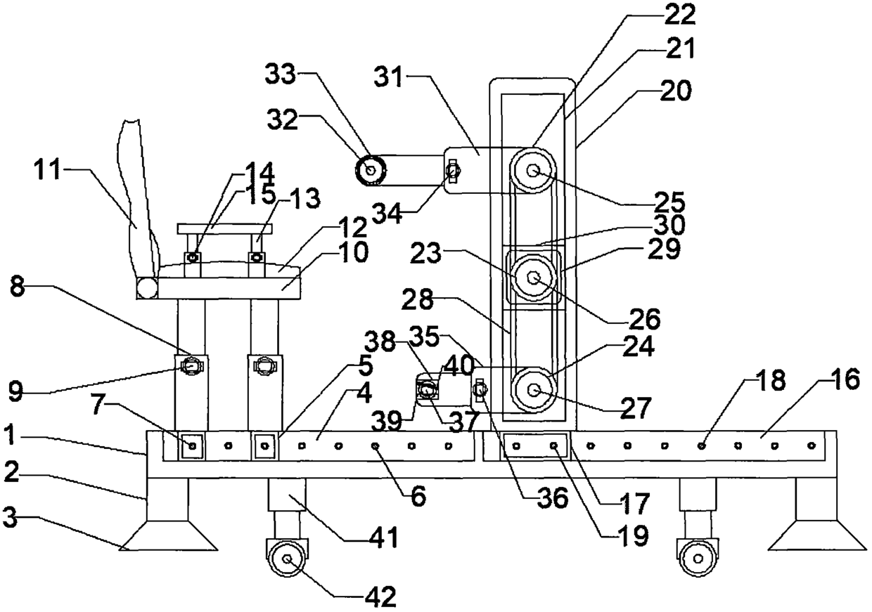 Convenient limb movement rehabilitation training device and use method thereof