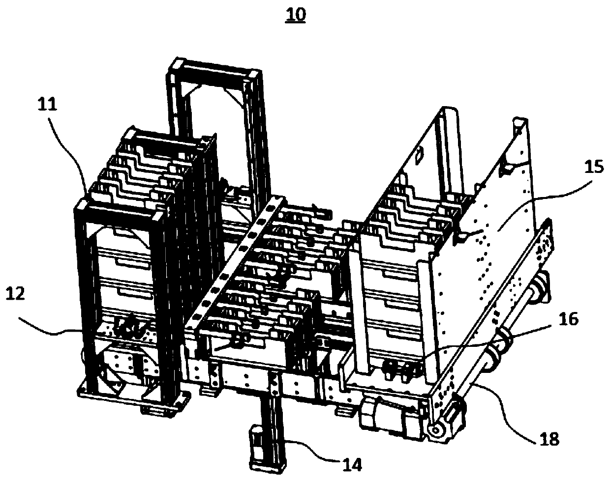 Imbricated battery string production equipment