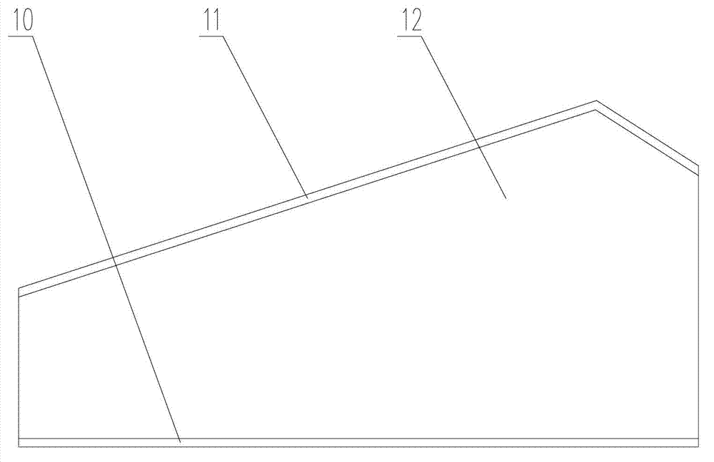 Opening-closing device for bottom door of vehicle