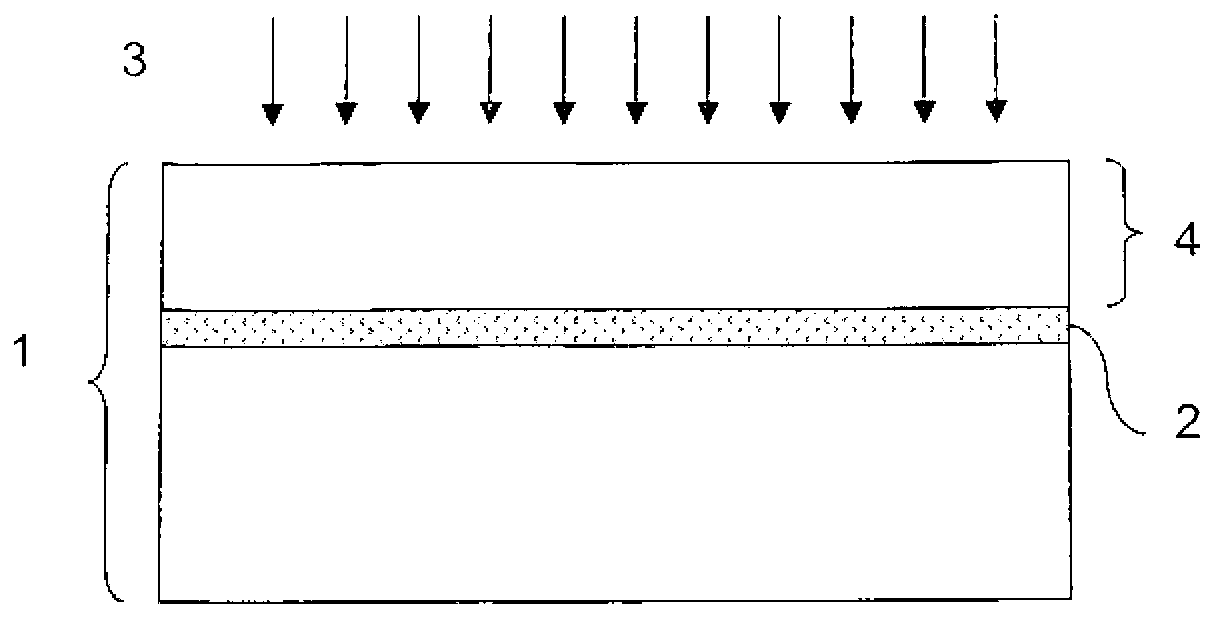 Method for preparing a substrate by implantation and irradiation