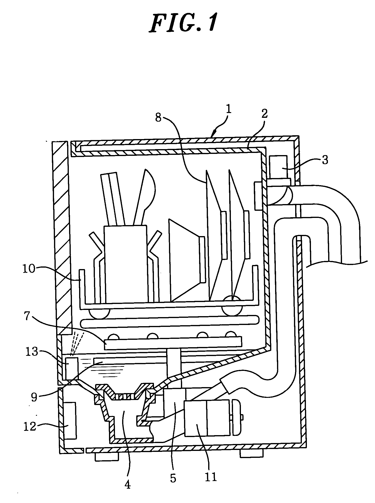 Mist generating device, and dishwasher and washing machine using same