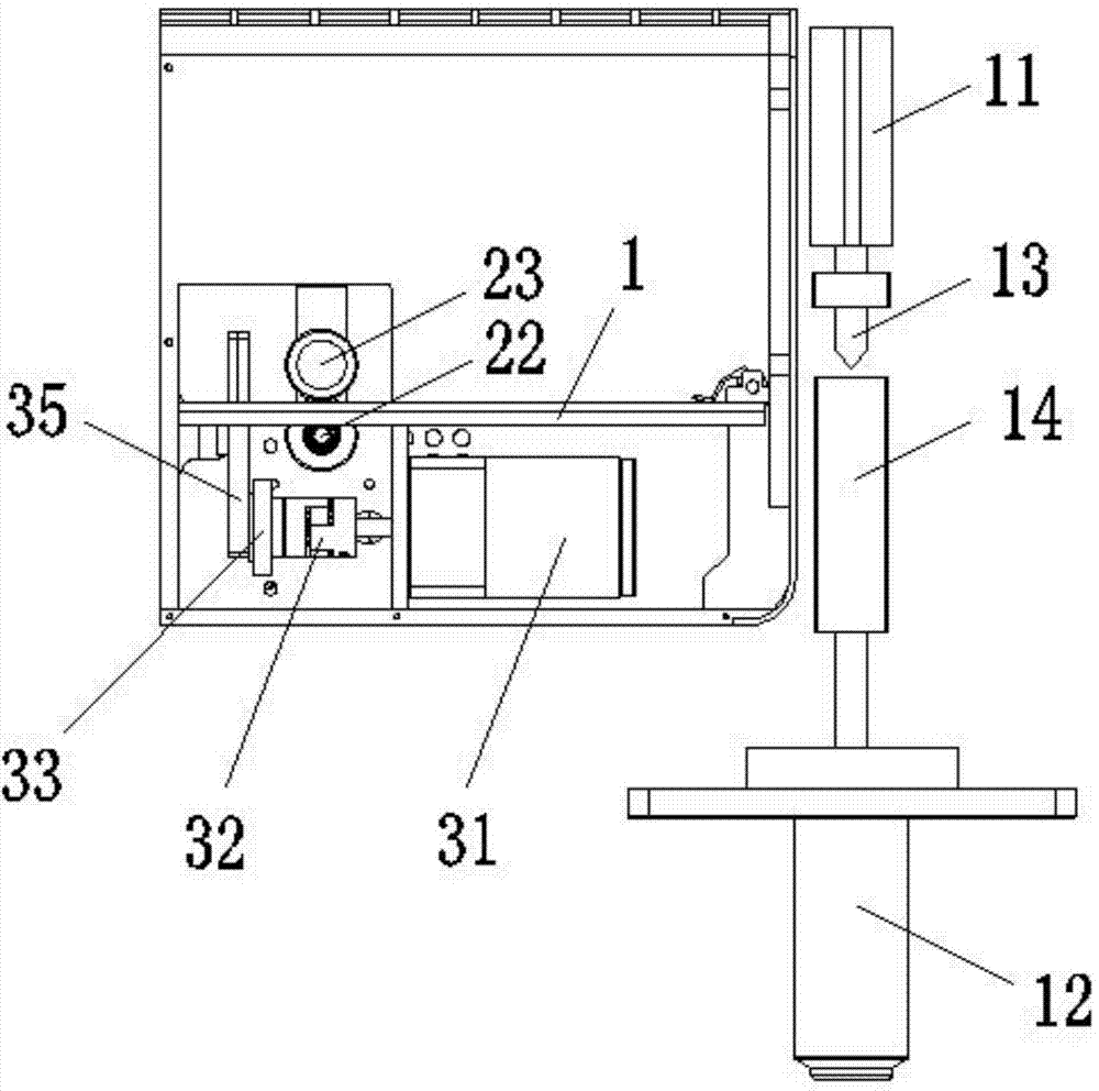 Cutting mechanism of magic tape cutting machine