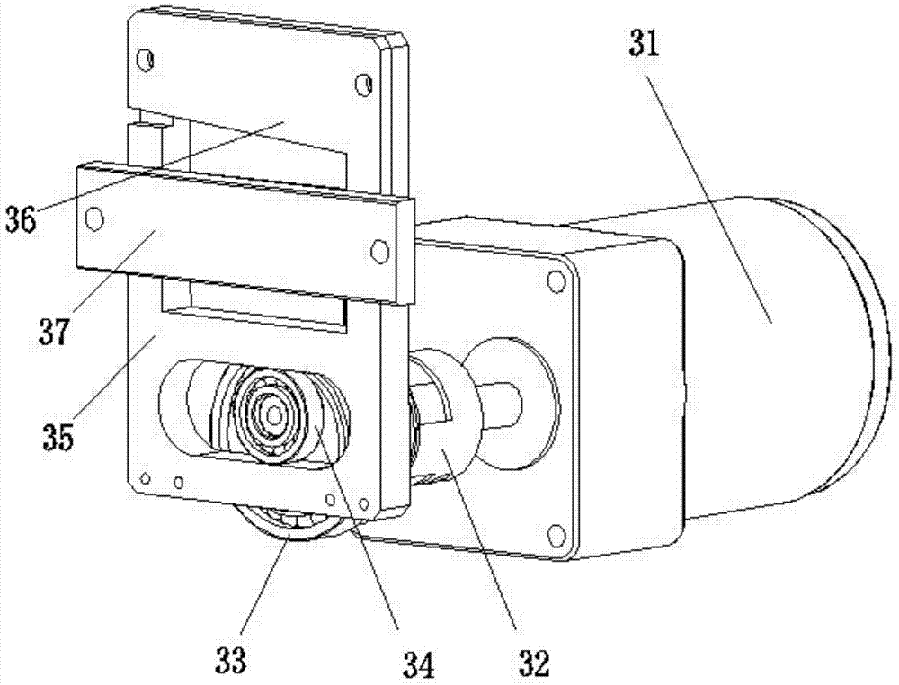 Cutting mechanism of magic tape cutting machine