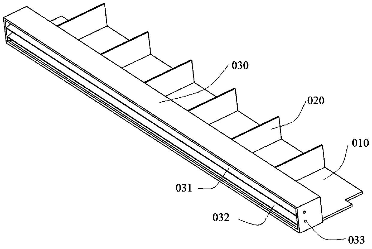 Laminar flow type adjustable air guide device