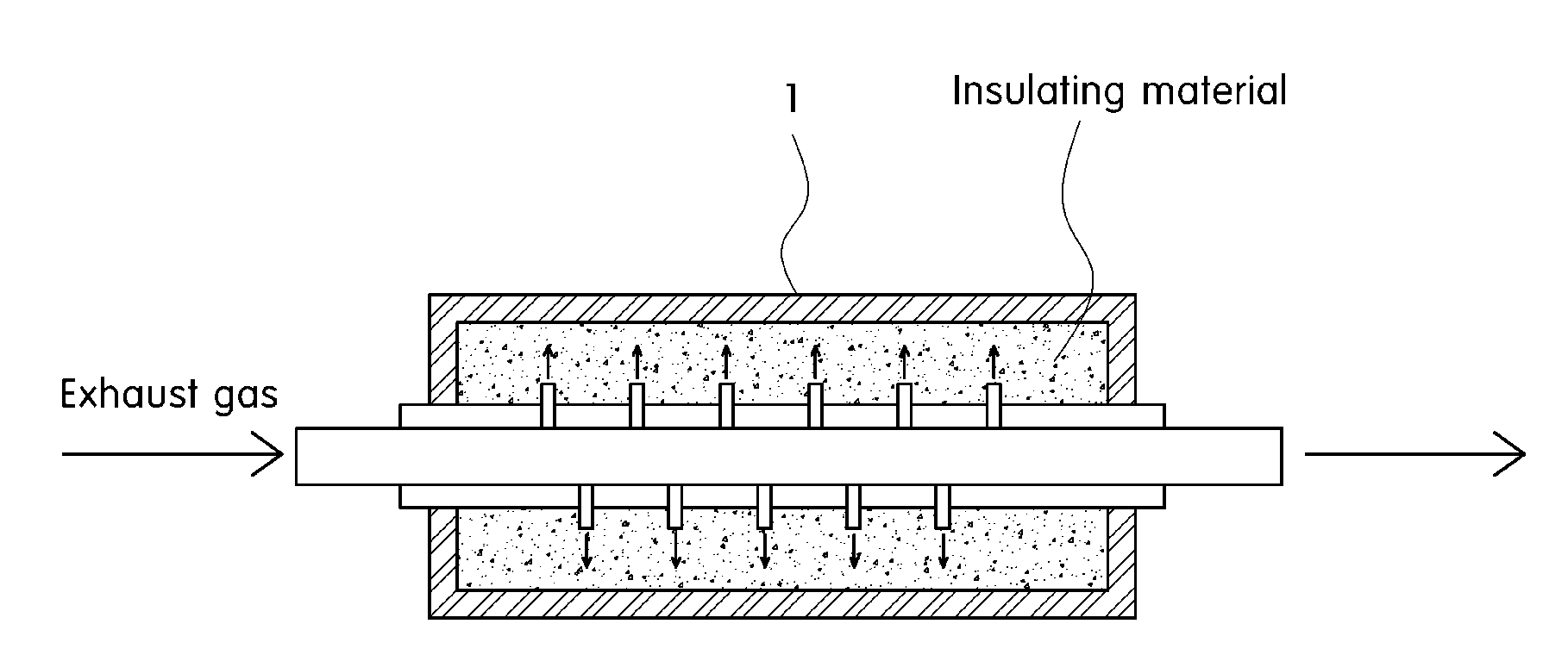 Muffler for an exhaust system of vehicle