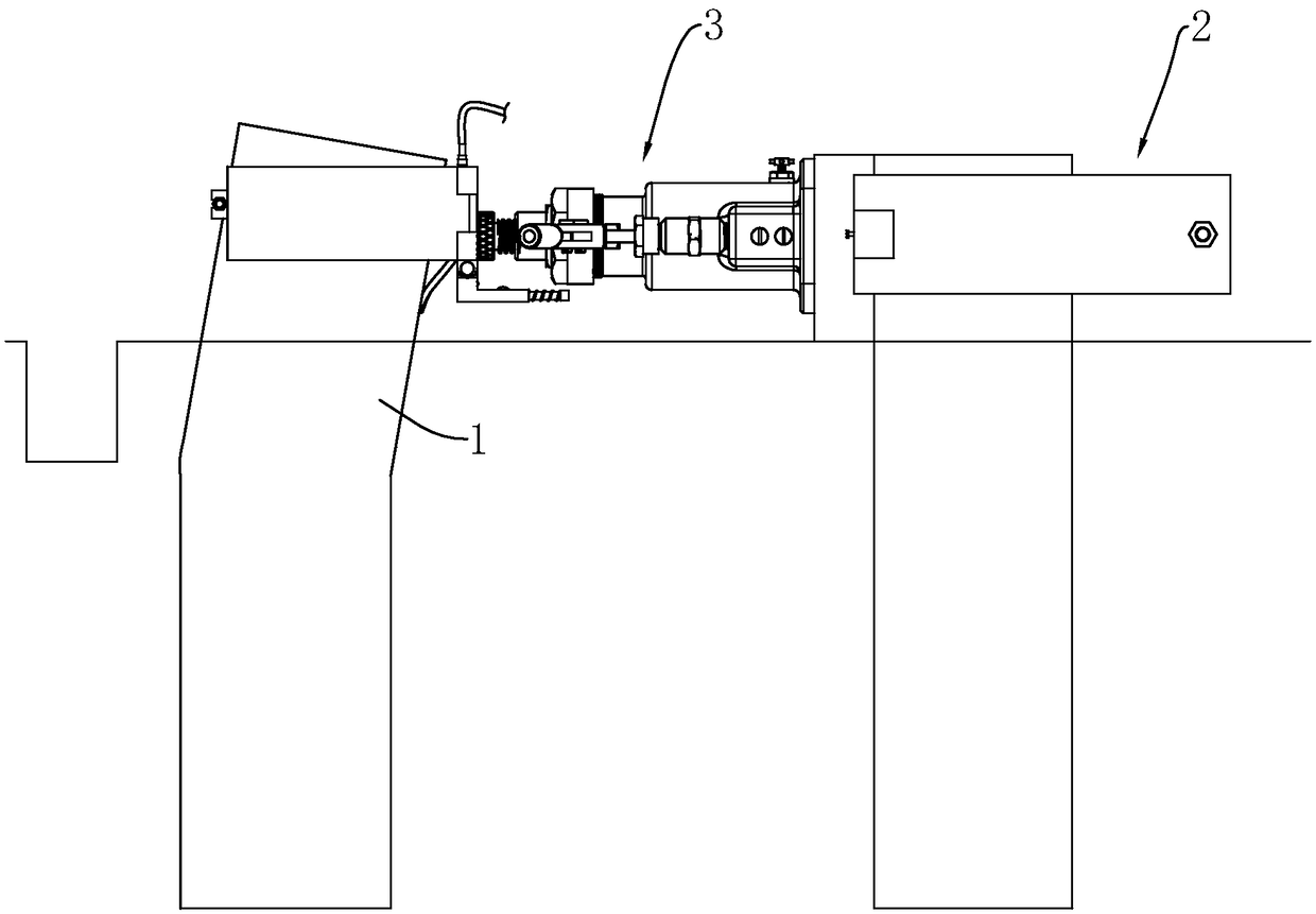 Rectifying and repair structure for inclined pile foundation