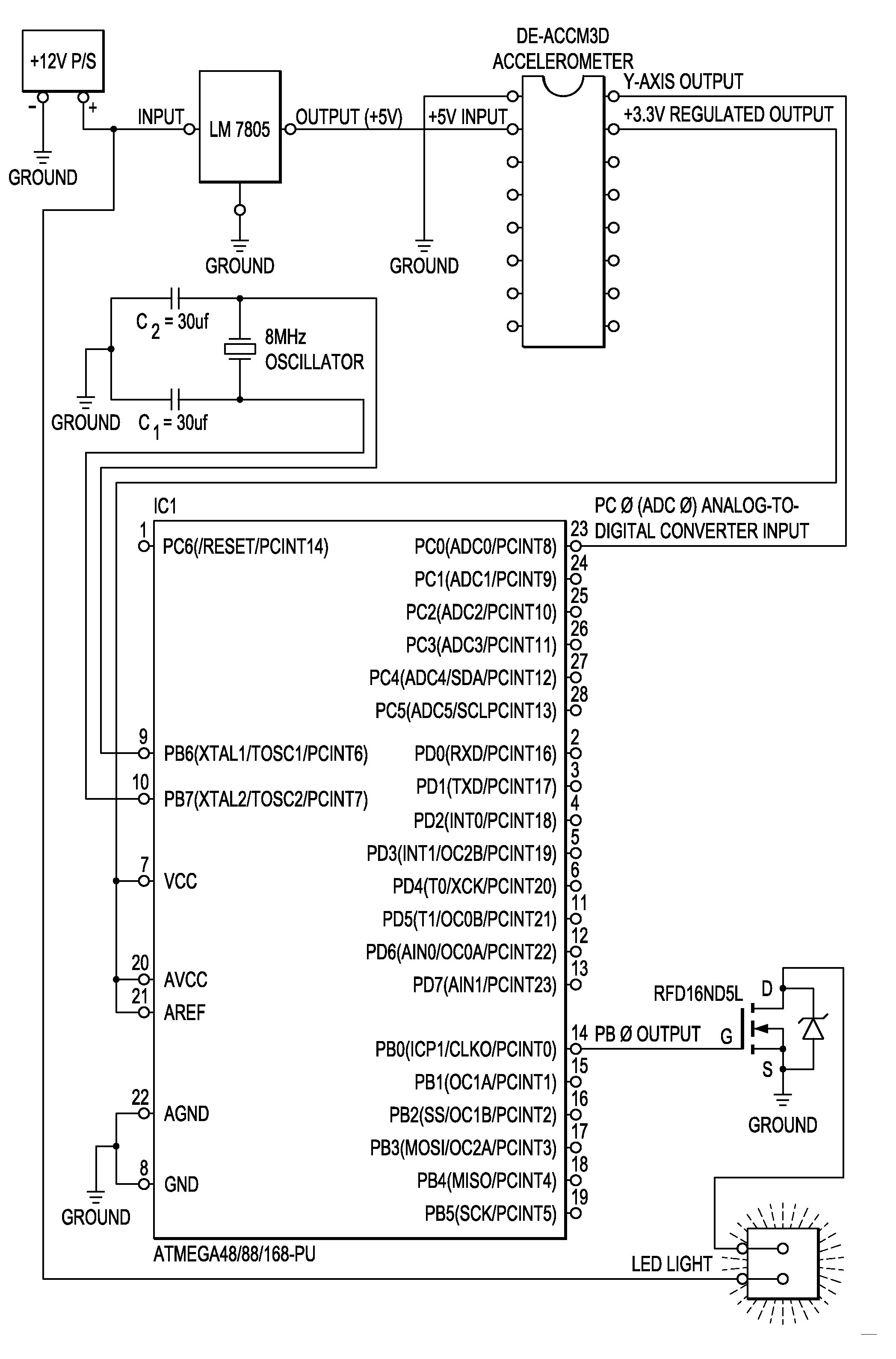 System, method and apparatus for energizing vehicle brake lights