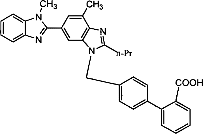 New process for preparing telmisartan