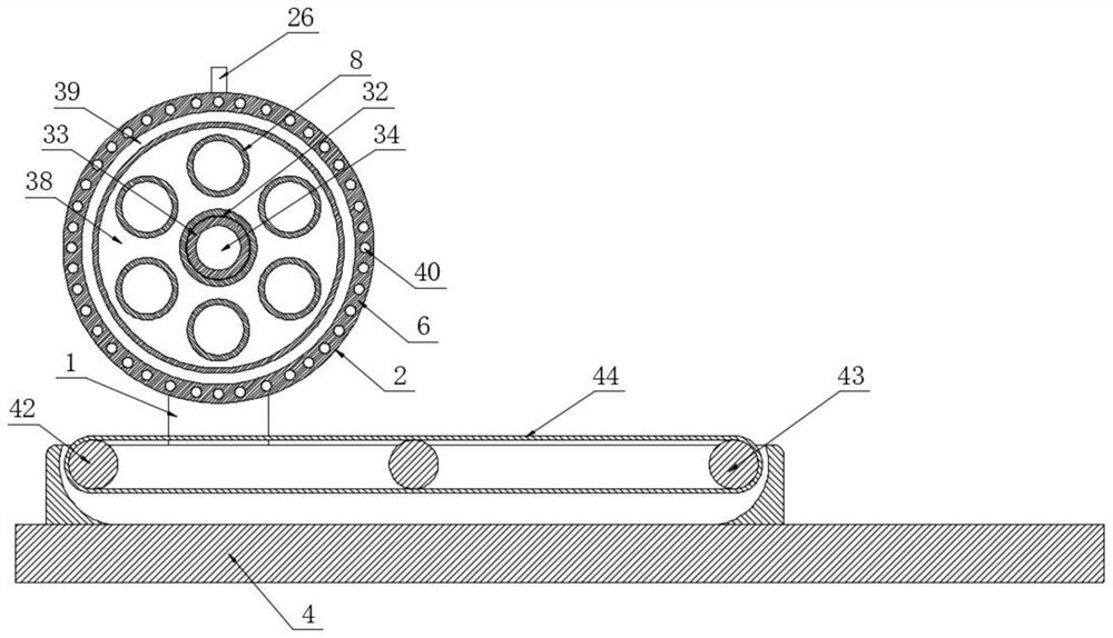 Quick-release type pressure casting device for blocky amorphous alloy products