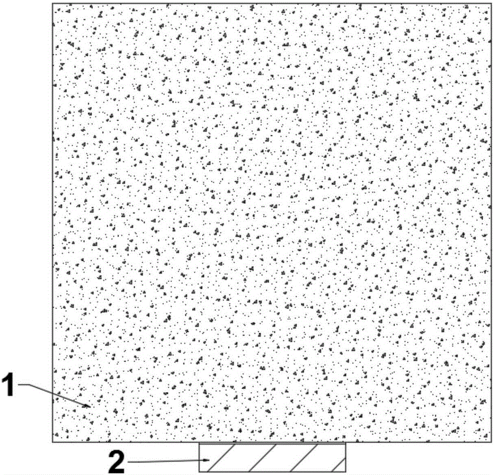 Testing method for testing shearing constitutive relation of rock-concrete interface