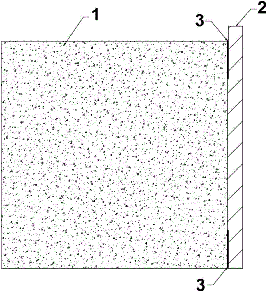 Testing method for testing shearing constitutive relation of rock-concrete interface