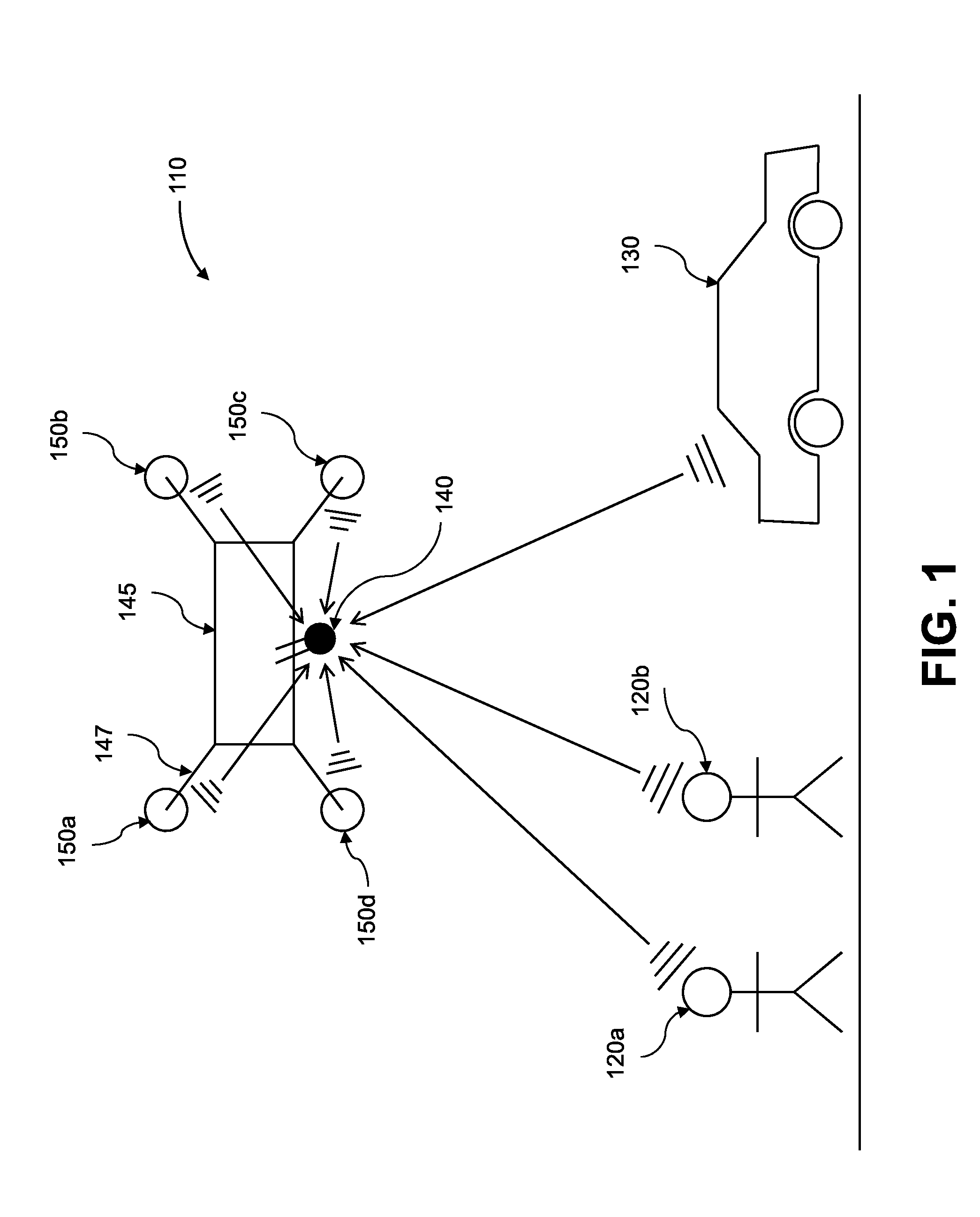 Unmanned aerial vehicle (UAV) for collecting audio data