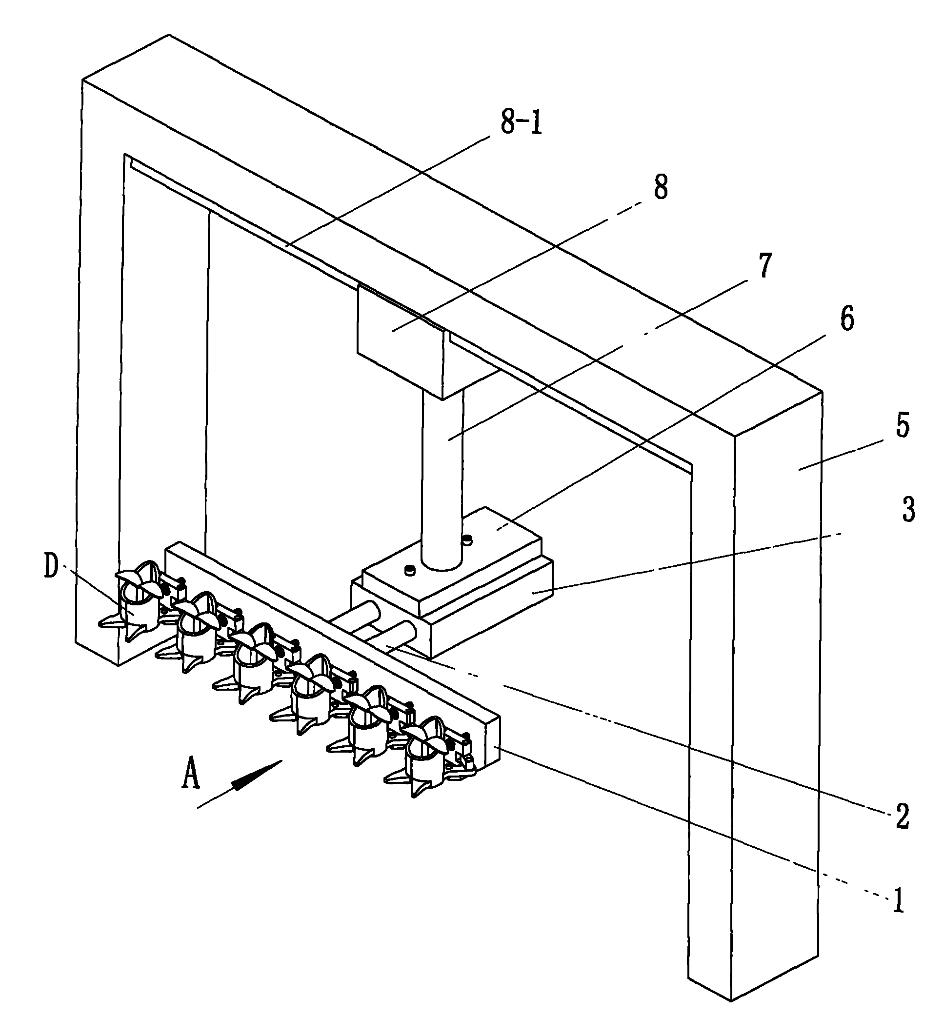 Directional seedling picking device for melon grafted seedling cotyledon