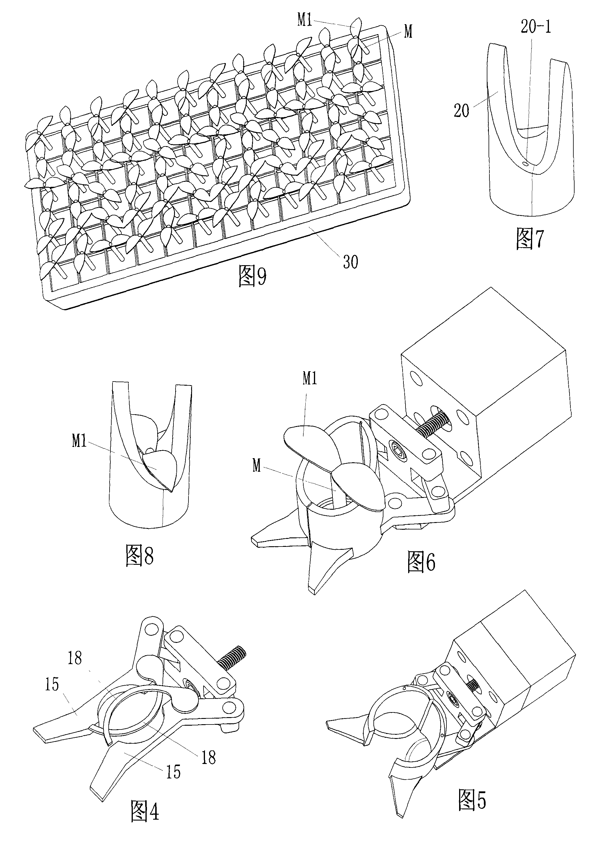 Directional seedling picking device for melon grafted seedling cotyledon