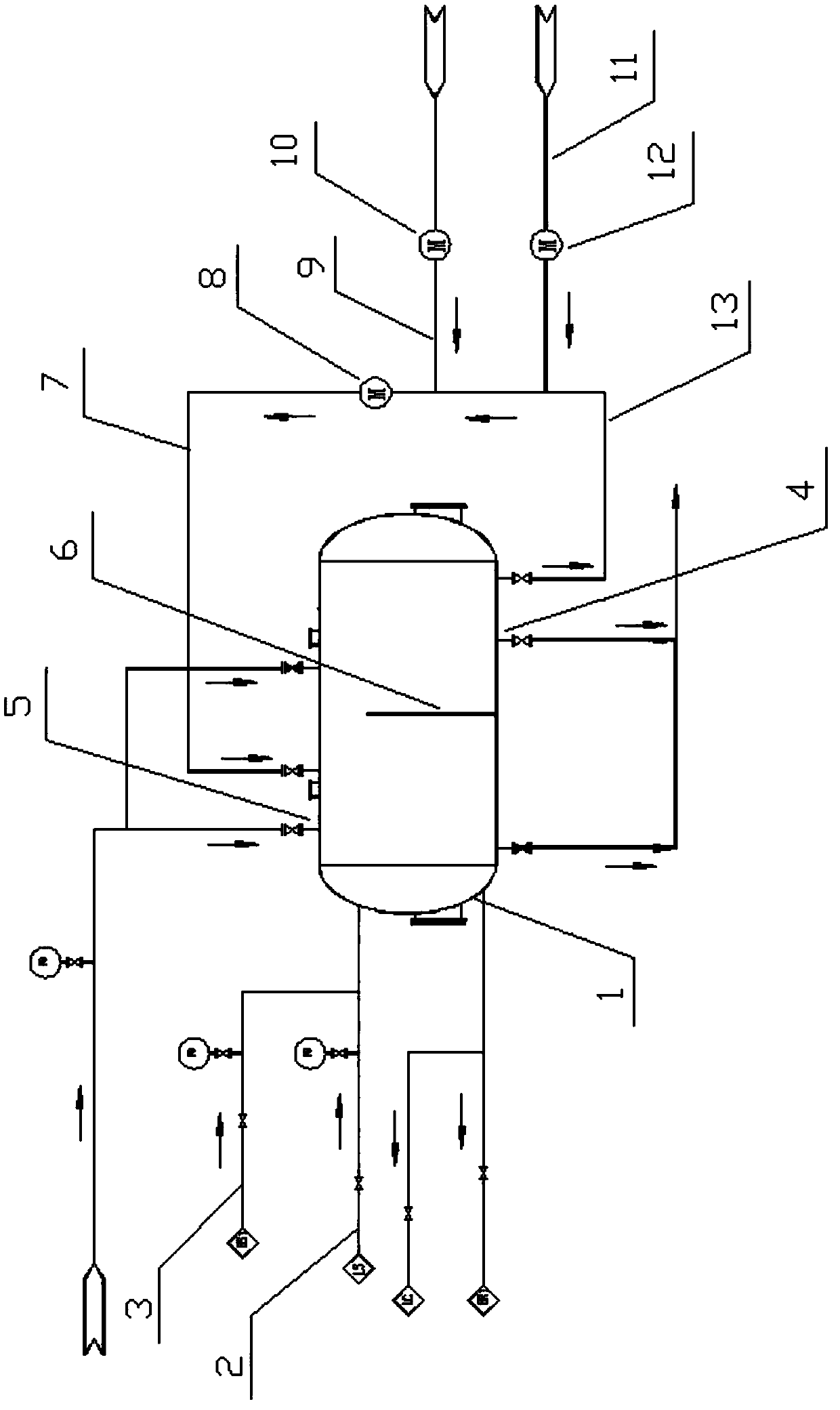 A kind of acetonitrile production reactor and preparation method thereof