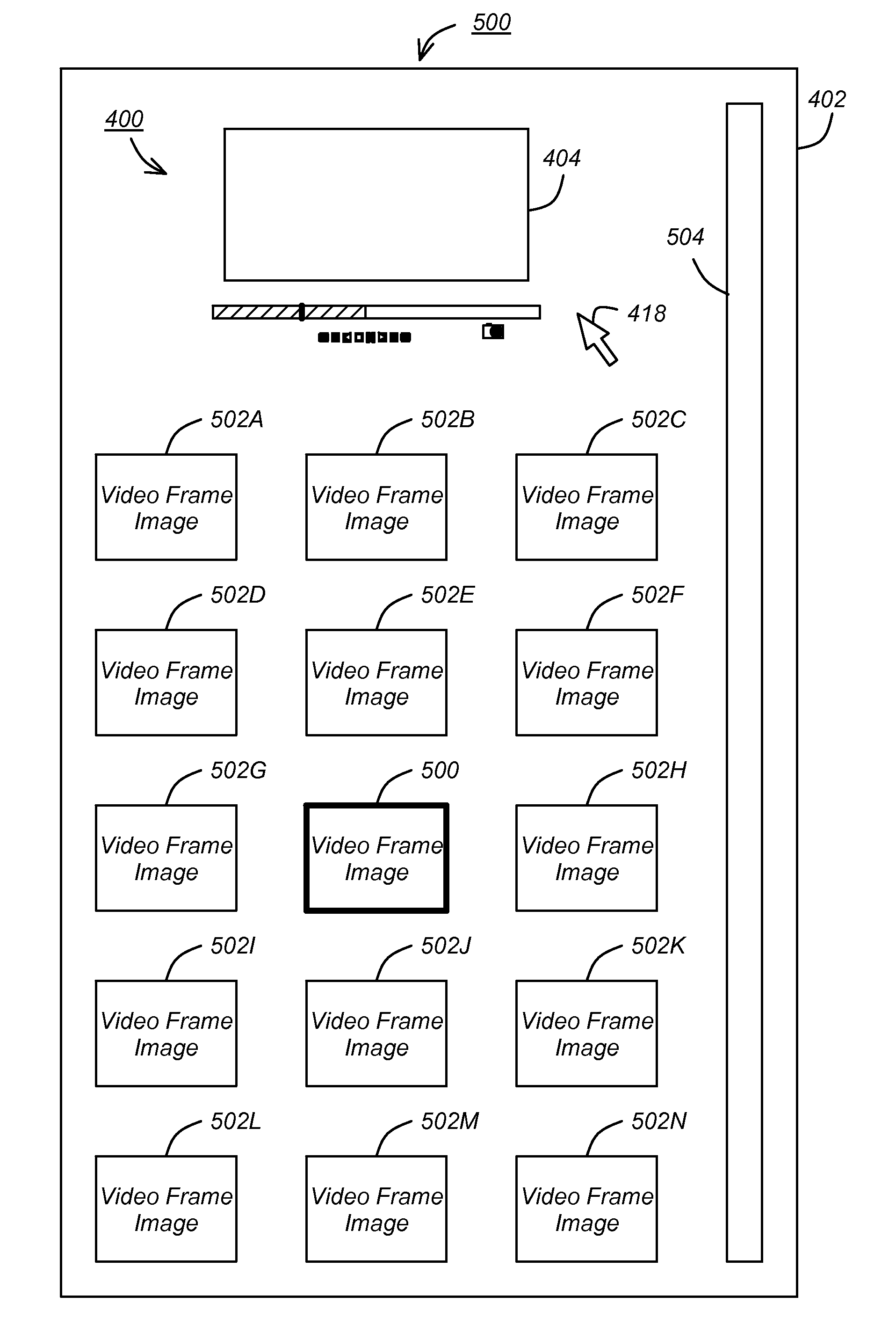 Method and apparatus for thumbnail selection and editing