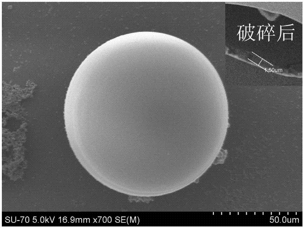 Epoxy microcapsule and preparation method thereof