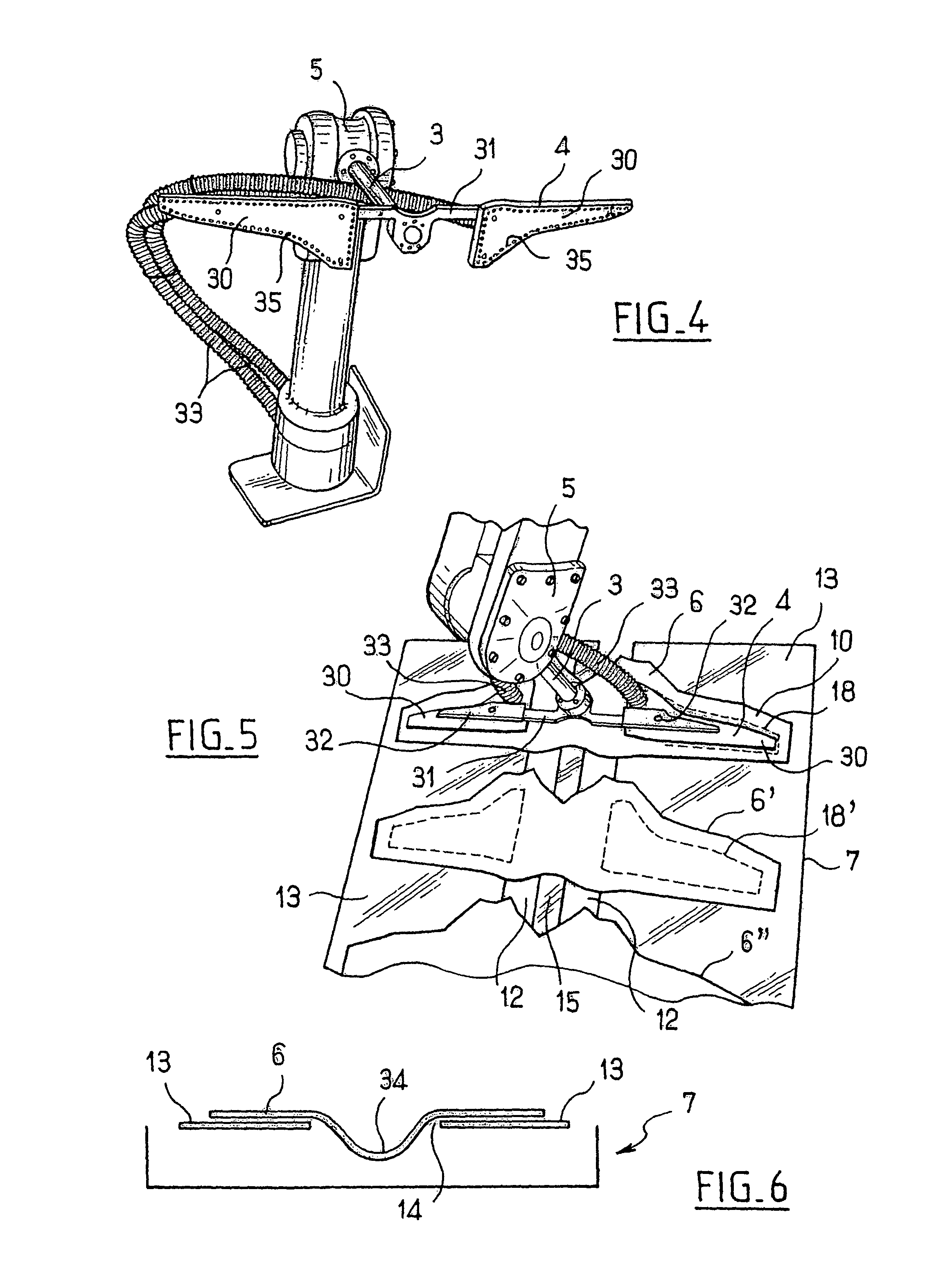 Handling method and device for simultaneous processing of textile pieces