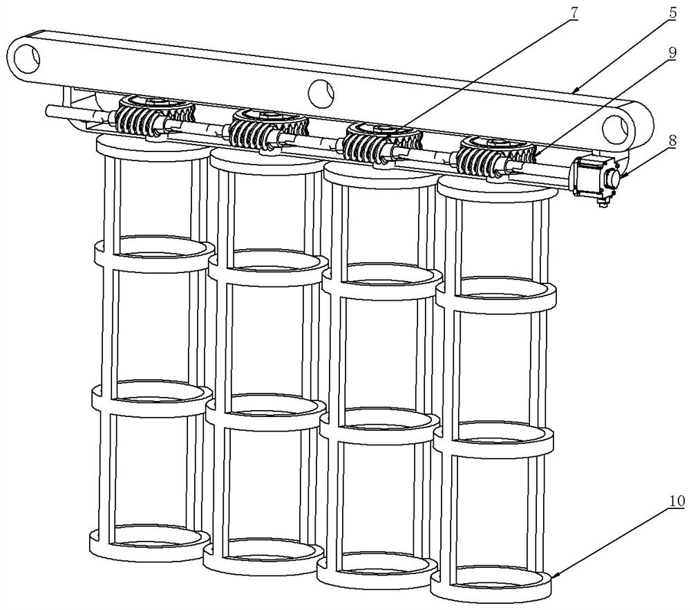 Retractable anthurium flower planting support