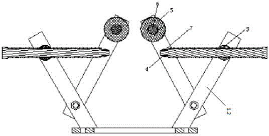 Pipe crossing clamp