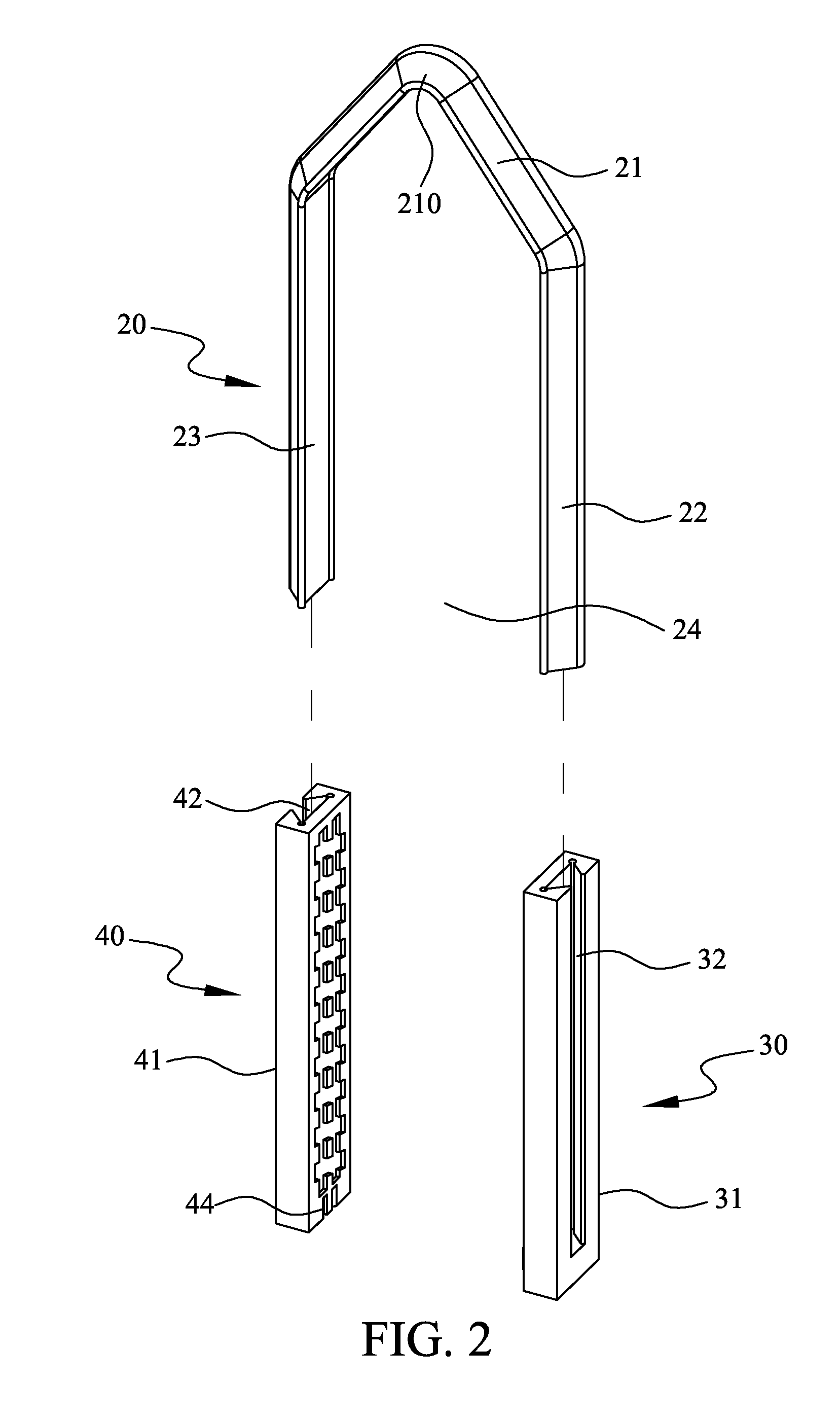 Vascular clamp structure