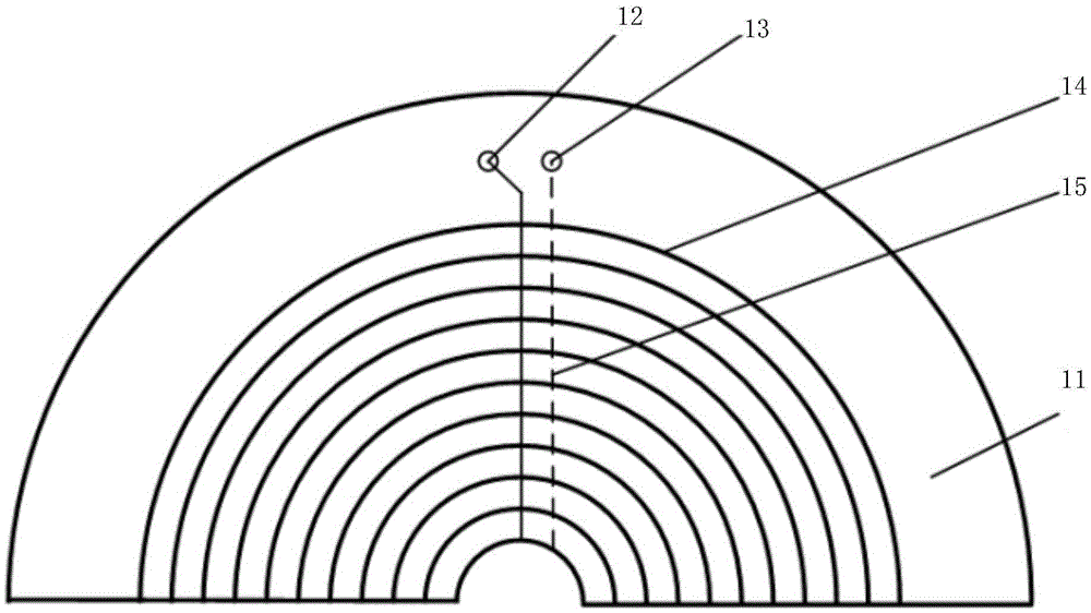 Voltage and current combined sensor and voltage and current detection system