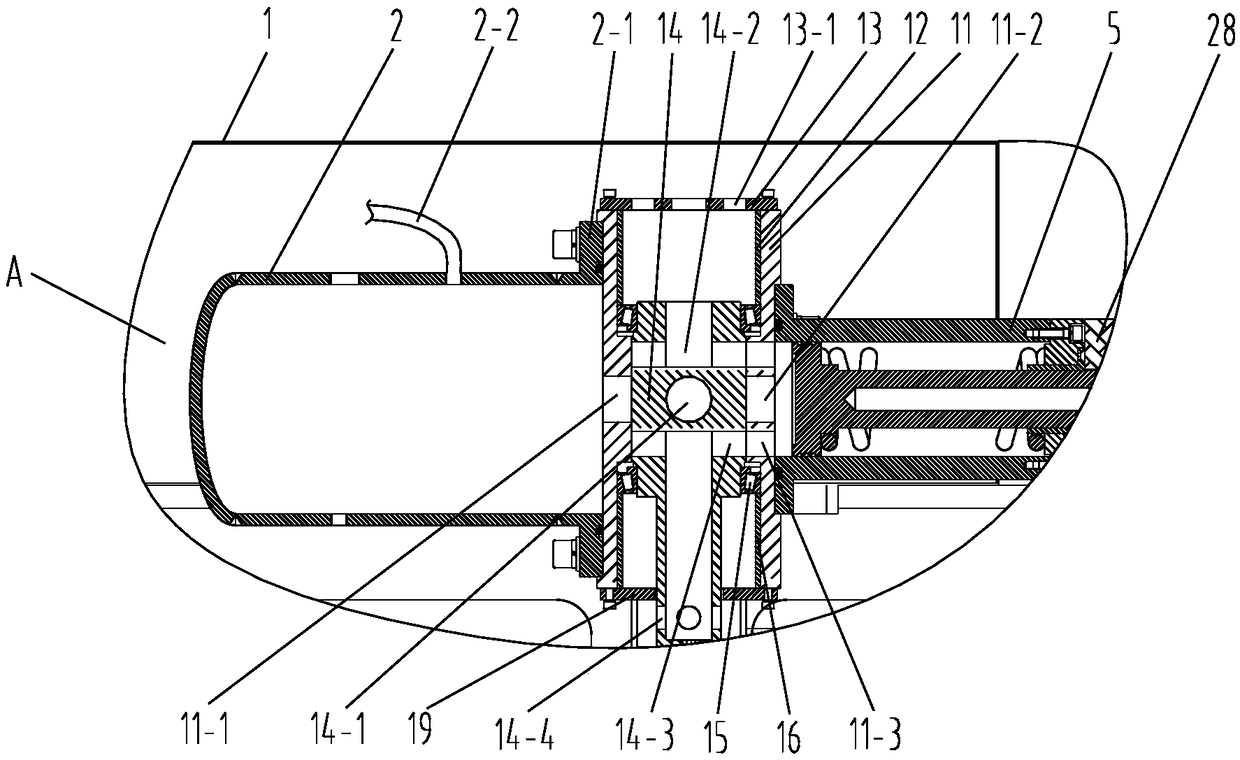 A horizontal continuous impact test device and test method