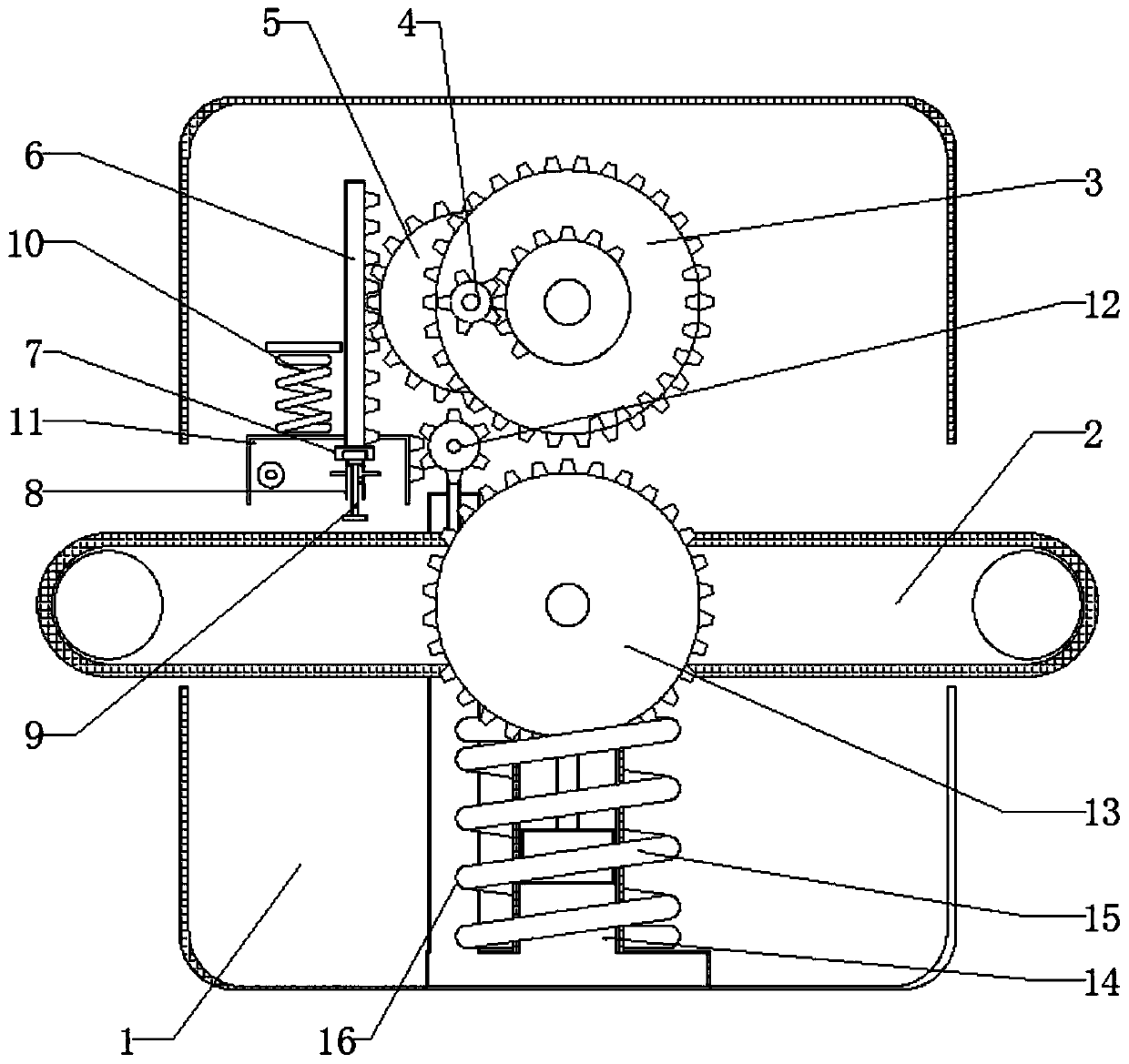 Device for automatically fixing leather shoes on conveying belt for oiling and discharging