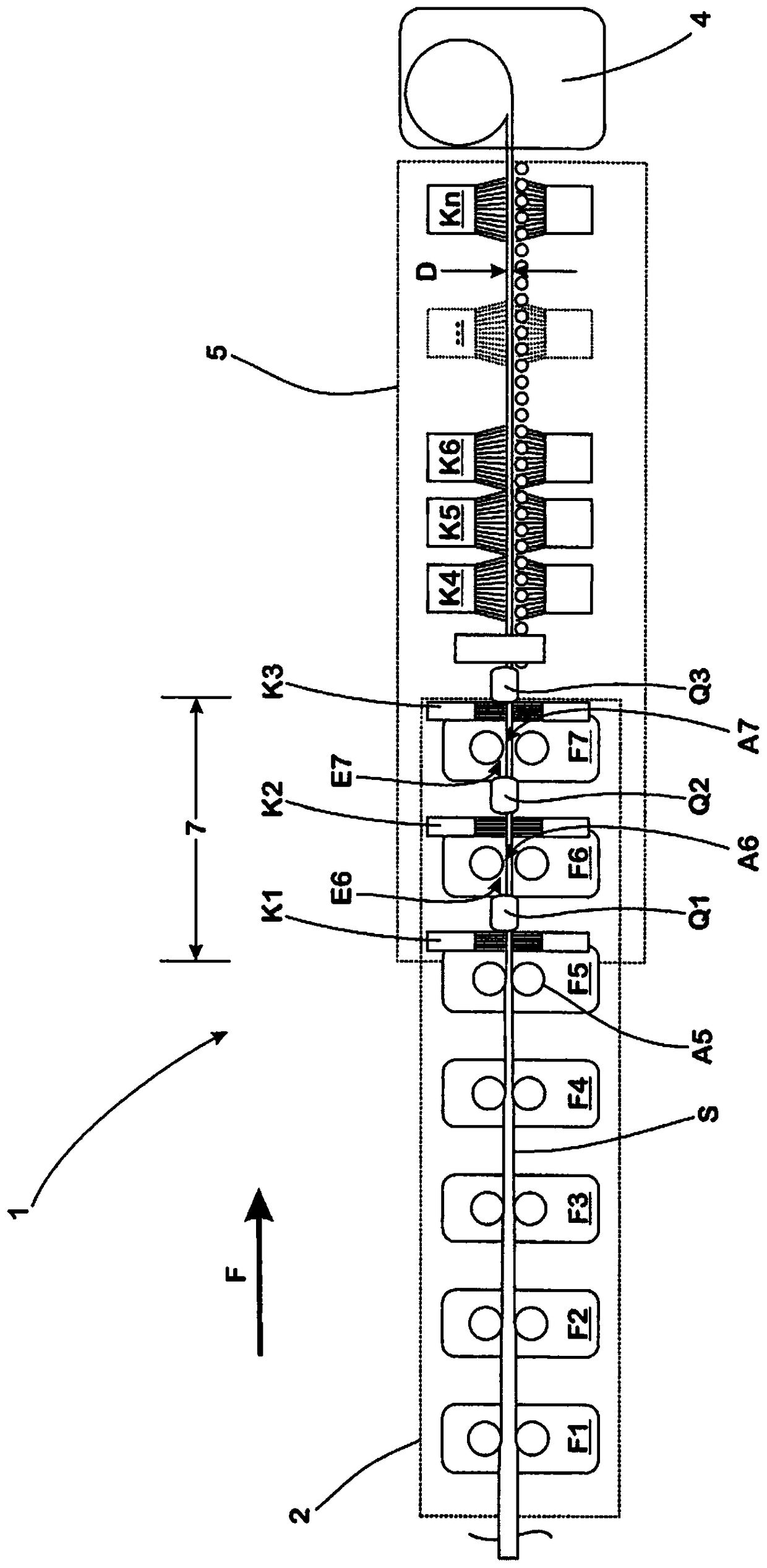 Apparatus and method for hot strip rolling