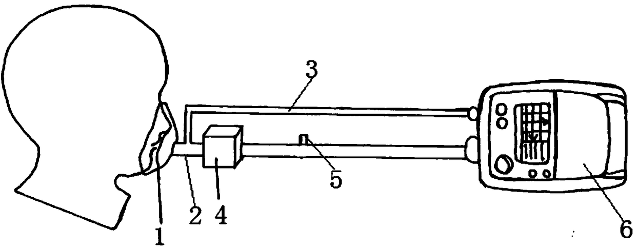 Remote management non-invasive breathing machine with CO2 monitoring function and working method thereof