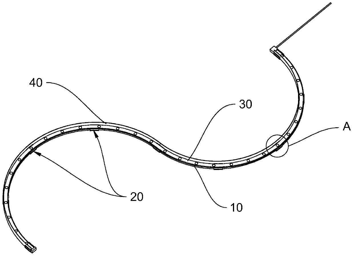 Flexible wall washing lamp