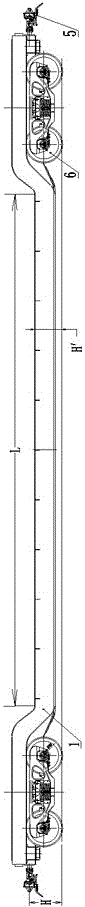 Depressed center flat car for urban rail vehicle maintenance