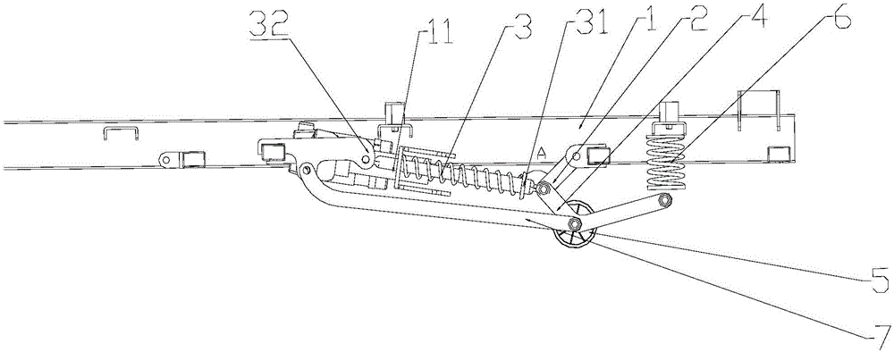 Damping device and treadmill