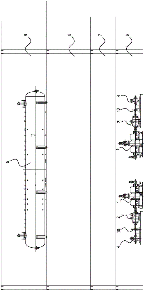 Arrangement structure of a steam-driven feedwater pump set and its arrangement method for feedwater pre-pumps